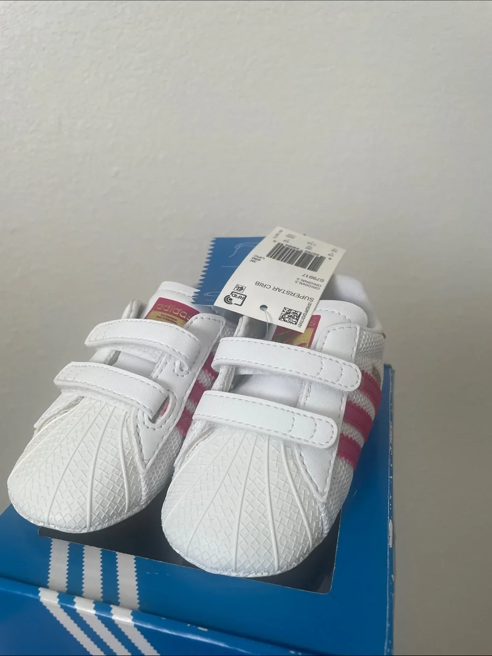 Adidas superstar crib shoes